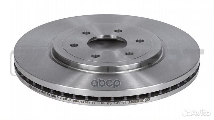 Диск торм. перед. Nissan Navara (D40) 04