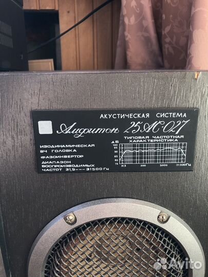 Акустические колонки Амфитон 25ас027