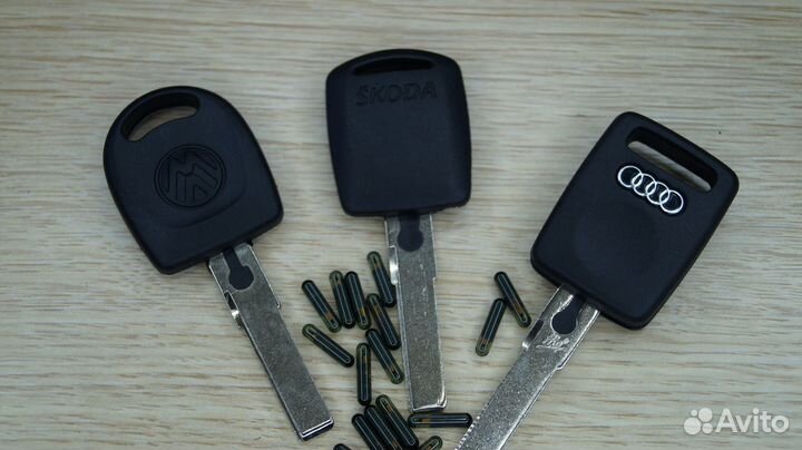 Дубликат ключа с чипом Фольксваген Ауди Шкода