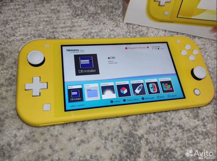 Прошитая новая Nintendo Switch Lite 128Gb+игры