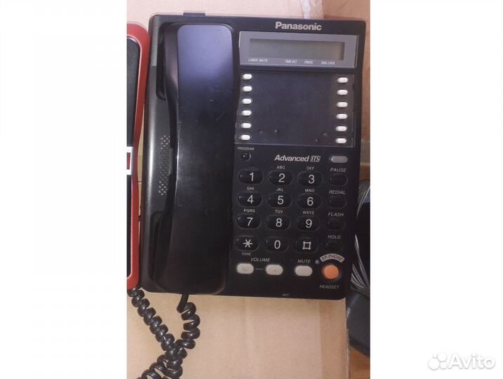 Проводной телефон Panasonic Black