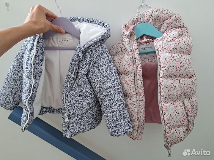 Куртка и жилетка 92 для девочки mathercare babygo