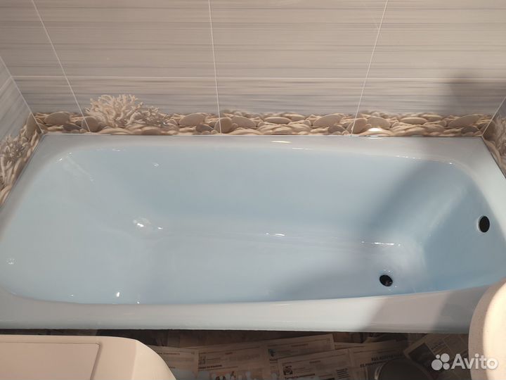 Реставрация ванн акрилом в Коломна. За 2 часа