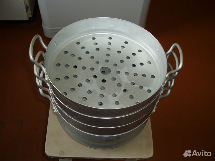 Мантоварка-пароварка алюминиевая