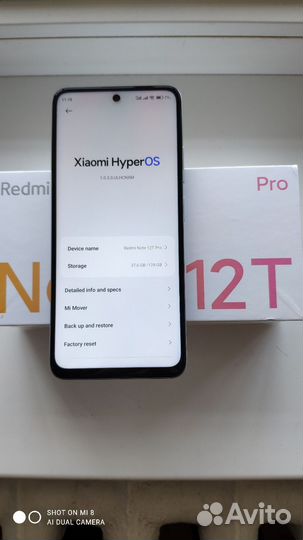 Xiaomi Redmi Note 12T Pro, 8/128 ГБ