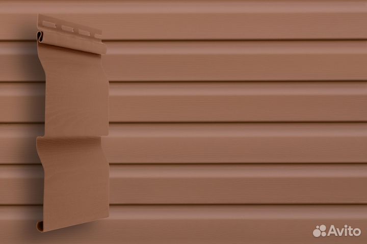 Сайдинг Grand Line Slim D4 Темно-бежевый Premium