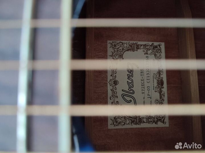 Полуакустическая гитара ibanez