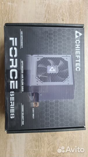 Блок питания chieftec force 550Вт, 120мм, черный