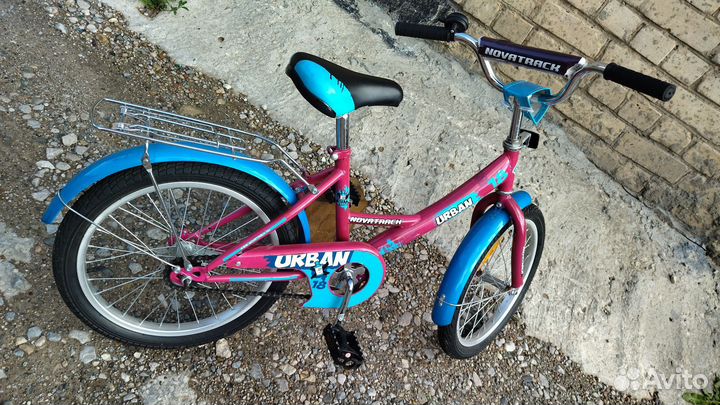 Велосипед детский 18 дюймов с доп колесами