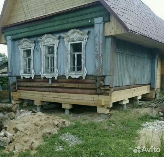 Замена нижних венцов