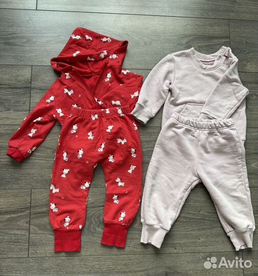 Вещи пакетом на девочку 80