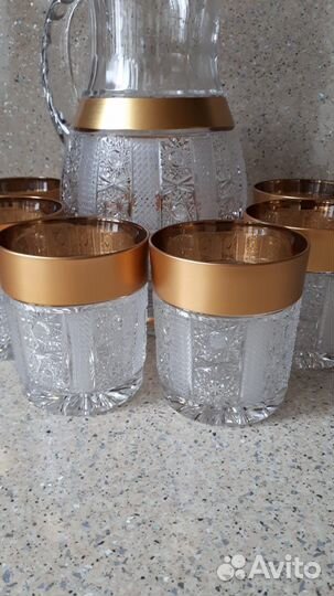 Bohemia кувшин со стаканами