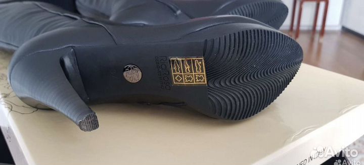 Сапоги женские натуральная кожа 37 Эконика