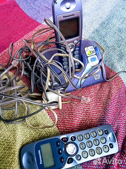 Беспроводные телефоны Panasonic 3 шт