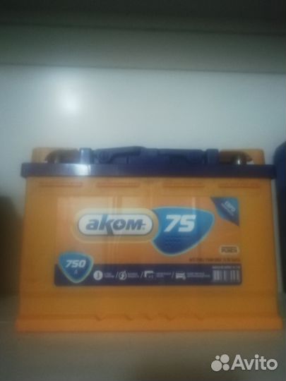 Аккумулятор 75 Ач, о.п и п.п