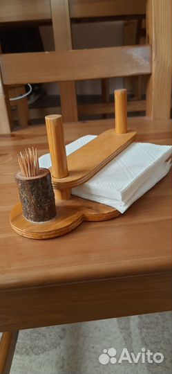 Салфетница, деревянная