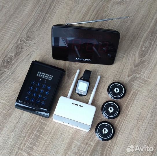 Кнопка вызова персонала, мастера / часы, пульт, та