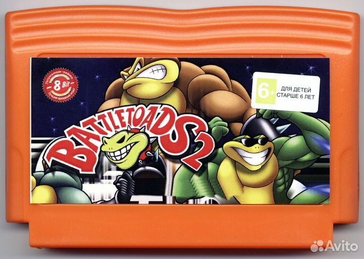 BattleToads картридж 8-бит для приставки Dendy