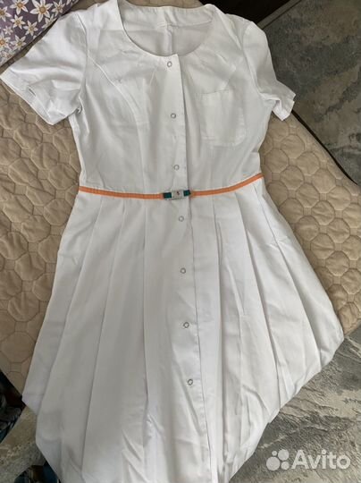 Медицинский халат платье