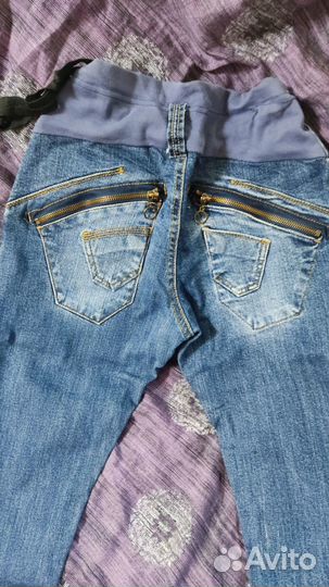 3 вещи. Джинсы для беременных 44