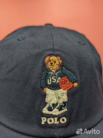 Бейсболка Ralph Lauren Bear синий