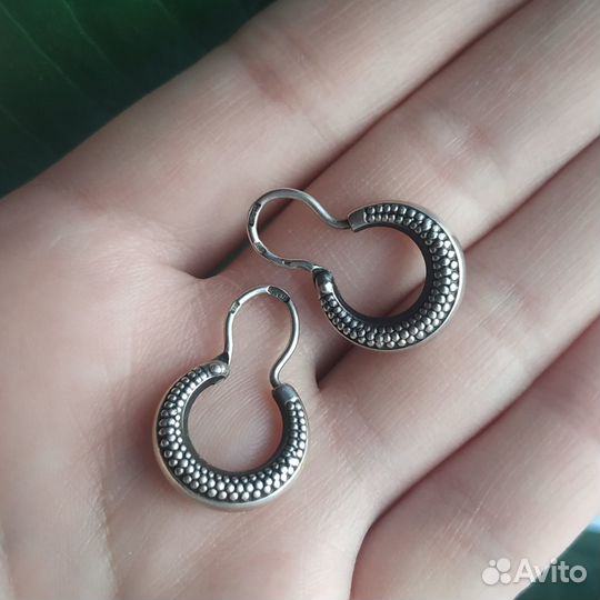 Серьги СССР серебро 925 875 пробы винтаж звезда
