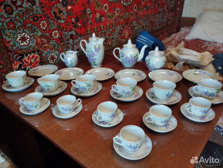 Фарфоровая посуда чайные сервизы СССР