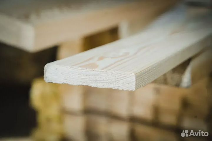 Доска хвоя сухая строганная кат. ав 20х120х6,0