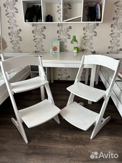 Стул белый разборной
