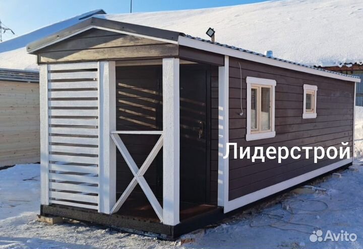 Баня с террасой