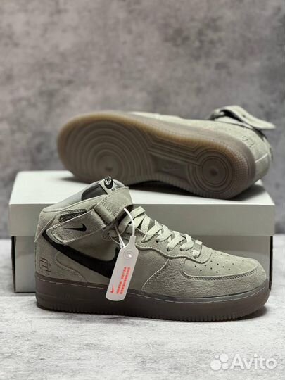 Кроссовки Nike Air Force 1 High зимние (Арт.57939)