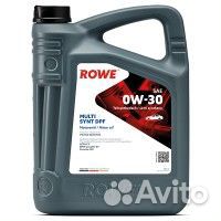 Rowe 0w30 (5л) Бесплатная замена