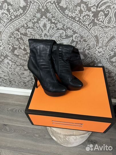 Сапоги женские натуральная кожа 37
