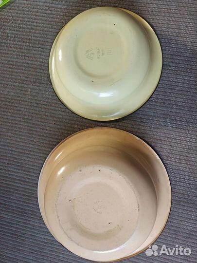 Посуда ссср: миски, бидончик, горшок для запекания