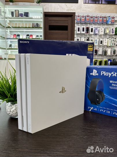 Sony playstation 4 pro идеал + наушники