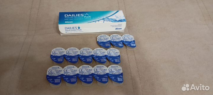Линзы Alcon, Dailies AquaComfort PlusA;-2