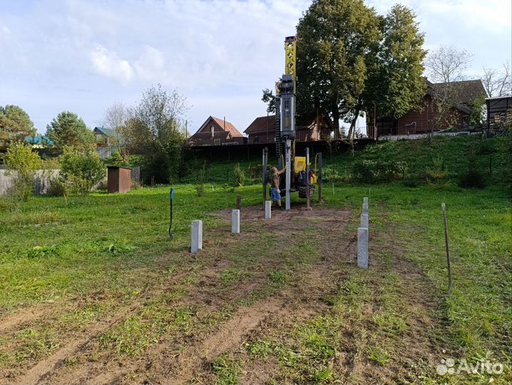 Сваи жб / Фундамент на забивных сваях