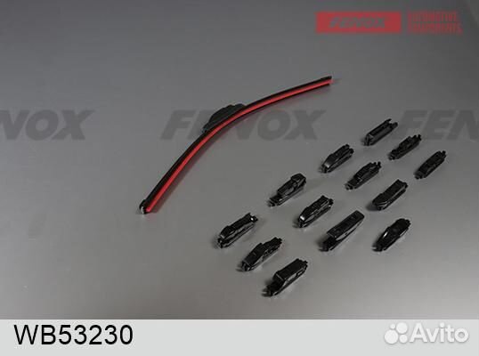 Щетка стеклоочистителя бескаркасная 530мм