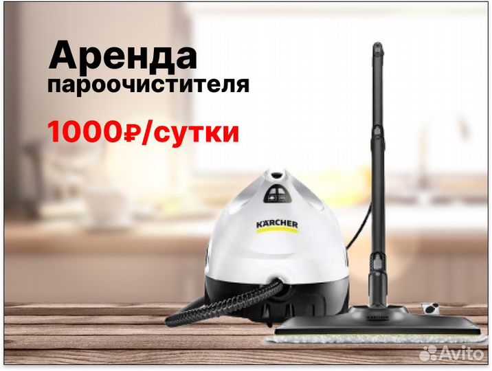 Аренда пароочистителя karcher