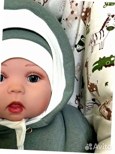 Конверт на выписку новорожденного комплект весенне-летний (цвет холодная полынь)