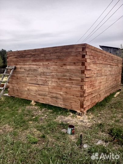 Сруб из бруса для бани, дома 6 нап 4