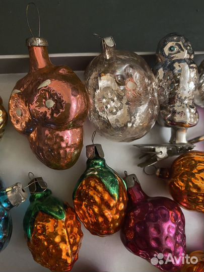 Елочные игрушки СССР одним лотом