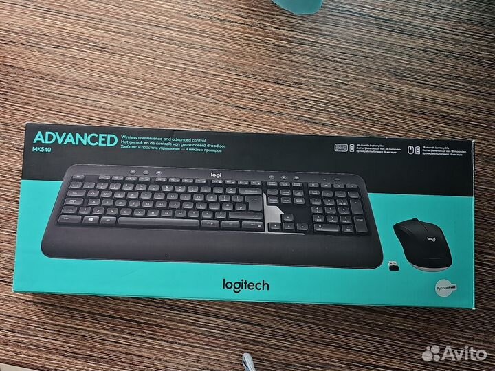 Беспроводная мышь и клавиатура Logitech
