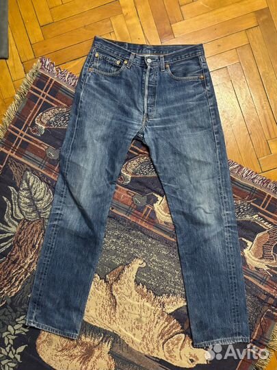 Джинсы Levis 501 w32 x l36 винтаж