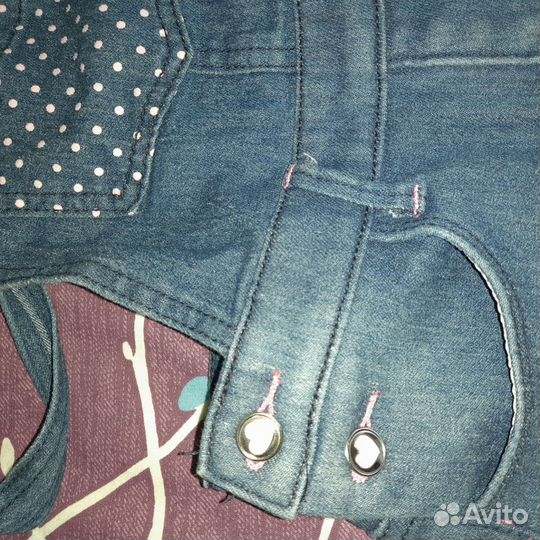 Джинсовый комбинезон для девочки 122 и 134 р-р