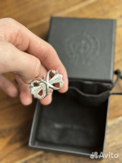 Chrome hearts кольцо серебро