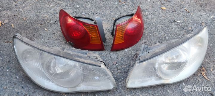 Фары комплект Hyundai Elantra hd