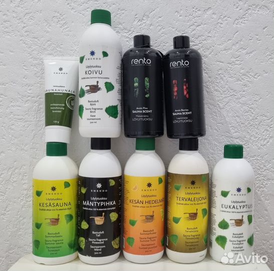 Натуральные ароматизаторы для бани из Финляндии