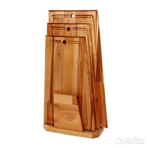 Набор разделочных досок на подставке