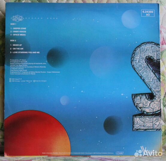 Space Deeper Zone виниловая пластинка оригинал